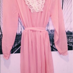 Momo’s peach Maxi dress